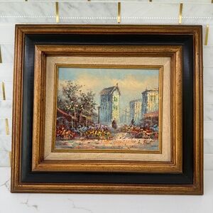Vintage L Frost (Letitia Garretson Frost) Impressionist Frames Oil Paininting